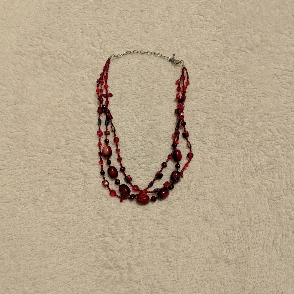 Red Bead Necklace